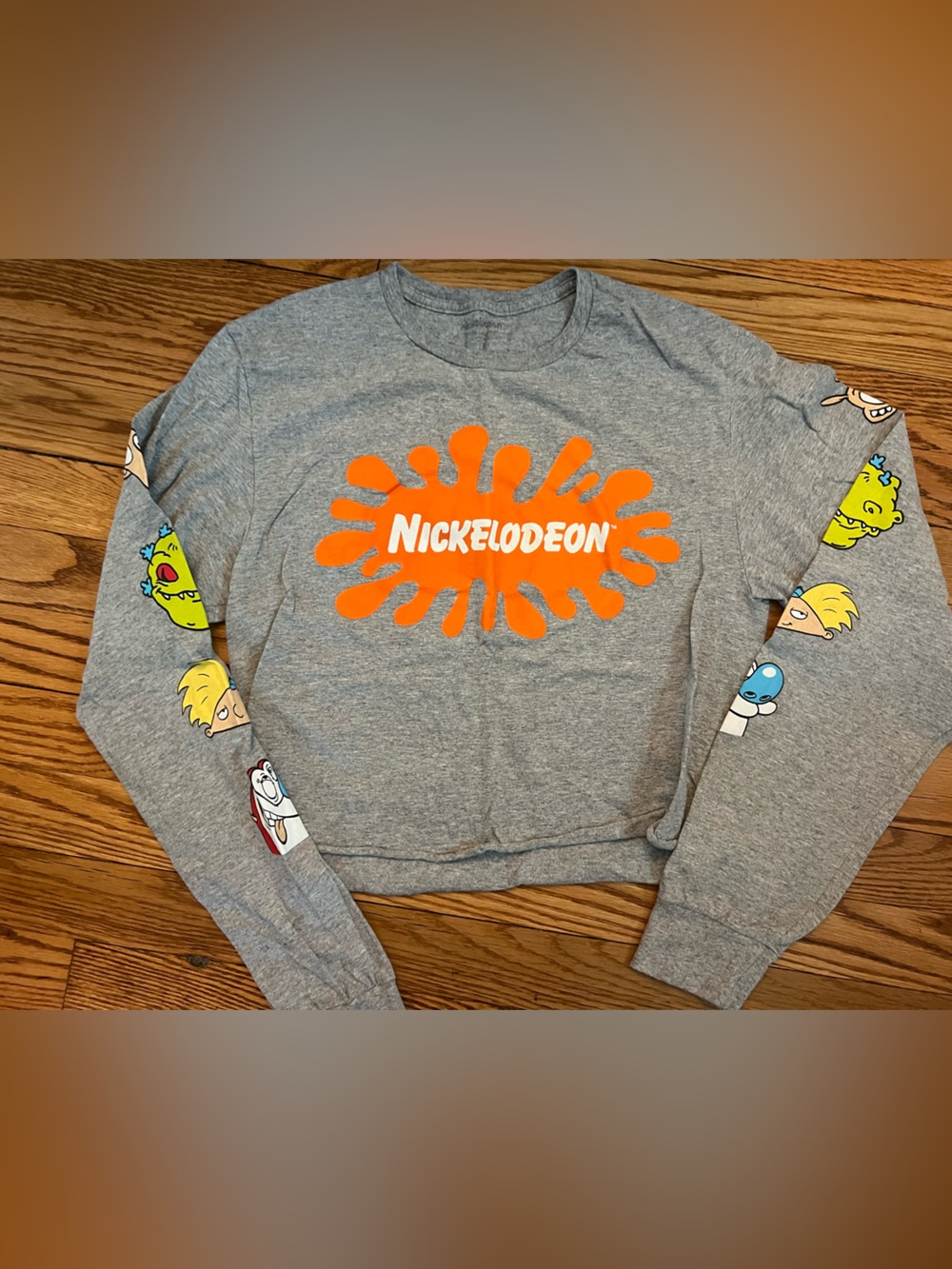 Nickelodeon Cropped Long-Sleeve Rugrats T-Shirt